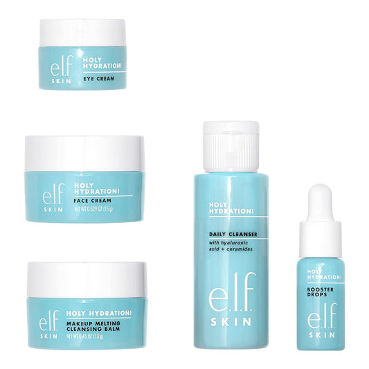 KIN Hydrated Ever After Skincare Mini Kit, Cleanser,